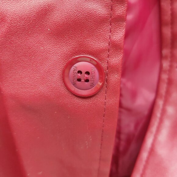 *BN* Long Red Trench Coat - Size XL - Picture 5 of 8